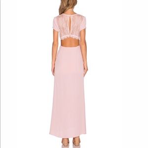 X Revolve Harper Pink Lace Dress